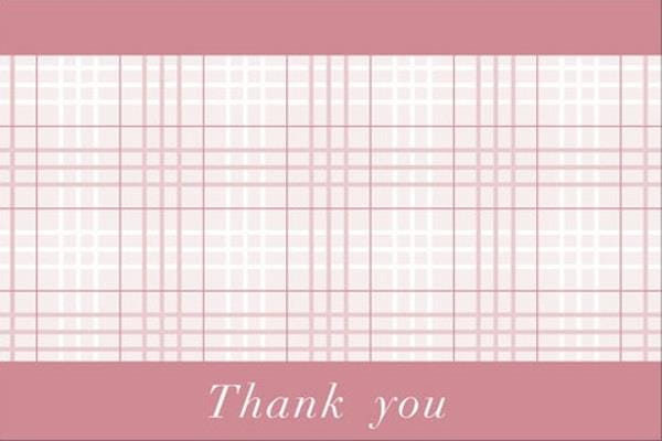 サンクスカードデザイン
